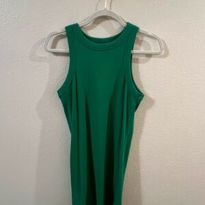 Green Sleeveless Tank Top